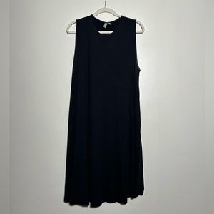 Long black flowy dress